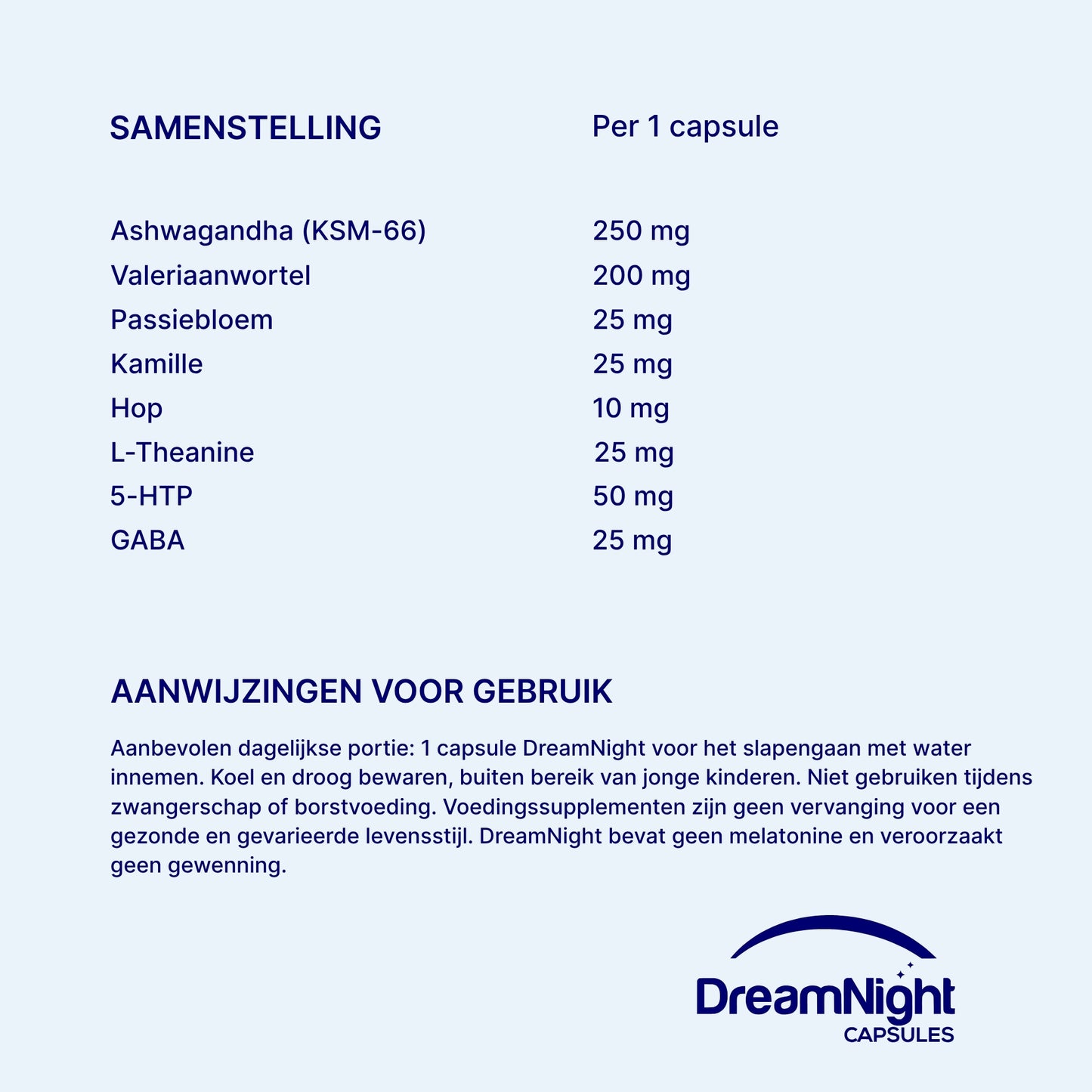 DreamNight Natuurlijke Slaapcapsules