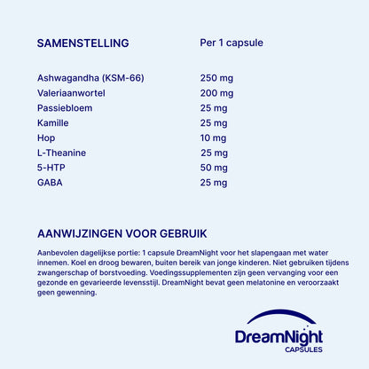 DreamNight Natuurlijke Slaapcapsules